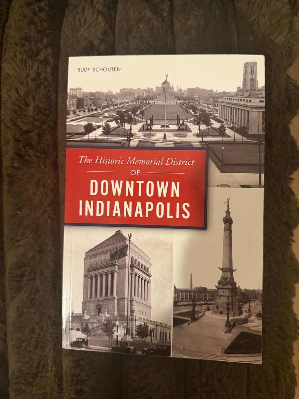 Downtown Indianapolis Historic Memorial District Paperback - Red & White